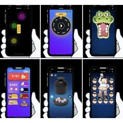 9合1喝酒聚会全能娱乐微信小程序源码/聚会游戏转盘小程序源码